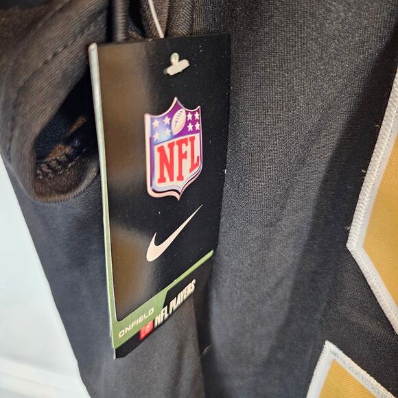 RARE Nike Drew Brees XL Black Saints NFL 100 Vapor Limited On Field Jersey NWT - Picture 4 of 6